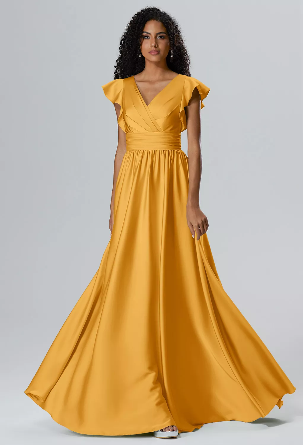 AW Willow Mango  Fall Wedding Guest Dresses